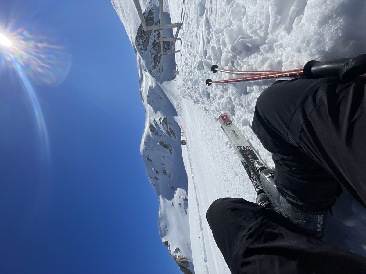 Skiing POV